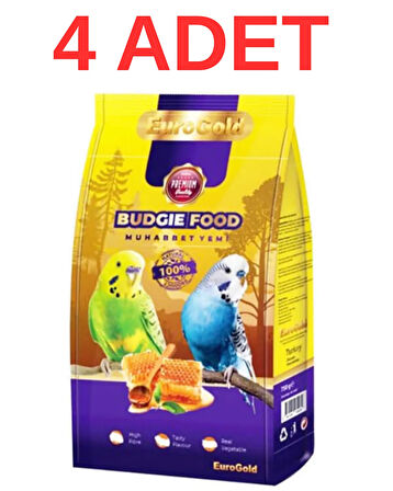 EuroGold Ballı Ve Meyveli Muhabbet Kuşu Yemi 500 Gr X 4 Adet