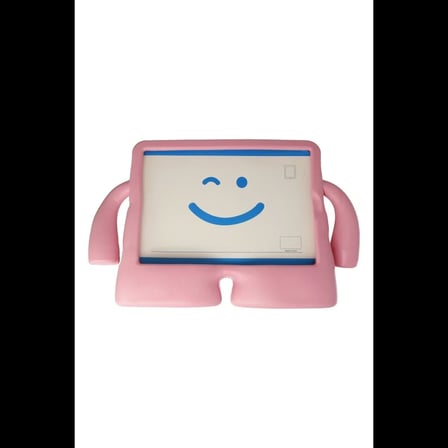 Apple iPad Pro 13 (2024) Karakter Tablet Silikon - Açık Pembe