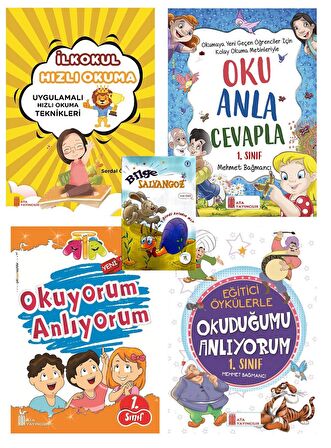 Ata 1.Sınıf Hızlı Okuma + Oku Anla Cevapla + Okuyorum Anlıyorum + Okuduğumu Anlıyorum