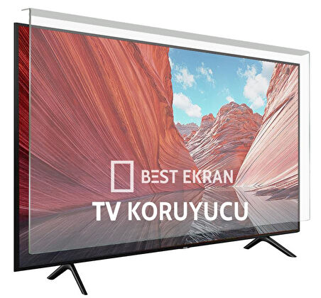 Senna 65UQ9500F Tv Ekran Koruyucu - Senna 65" inç 165 Ekran kırılmaz koruma camı şeffaf