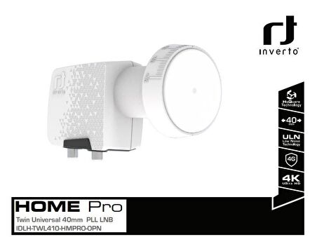 Inverto Home Pro ULN Twin LNB Full HD 4K Uyumlu