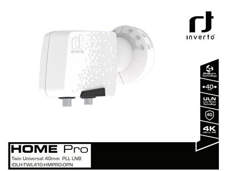 Inverto Home Pro ULN Twin LNB Full HD 4K Uyumlu