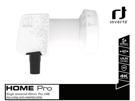 Inverto Home Pro ULN Single LNB Full HD 4K Uyumlu