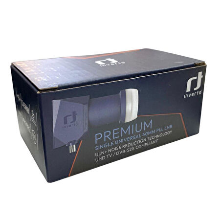 Inverto Premium Single Tek Çıkışlı LNB 0.2dB 4K 8K IDLP-SNL413