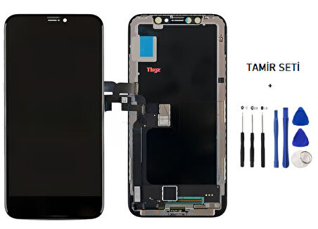 iPhone X Lcd Ekran Dokunmatik A+A Kalite + TAMİR SETİ