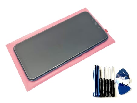 Tkgz Huawei Uyumlu MATE 20 Lite Lcd Ekran Dokunmatik Orijinal ÇITALI Tamir Seti Mavi