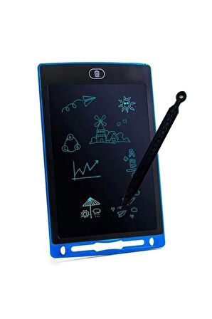 Writing Tablet Lcd 8.5 Inç Uyumlu Dijital Kalemli Çizim Yazı Tahtası Grafik Not Yazma
