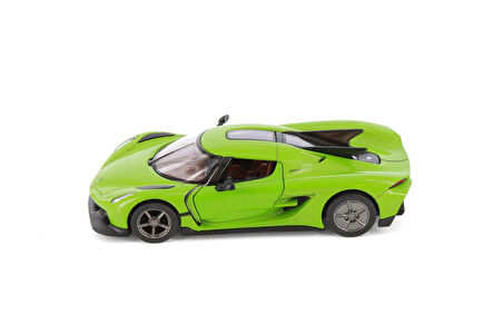Kinsmart Metal Çek Bırak Araba Koenigsegg Jesko Absolut 1/36 Ölçekli