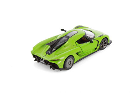 Kinsmart Metal Çek Bırak Araba Koenigsegg Jesko Absolut 1/36 Ölçekli