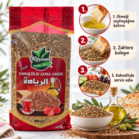 Reyada Kahvaltılık Ekstra Zahter – 400 g x3