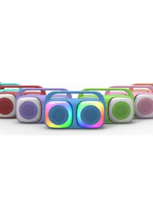 Aydoğan Ticaret44 Hareketli Renkli LED Işıkları ve MS-2244BT ile Uzun Ömürlü Pil Bluetooth Tws USB Açık Hoparlör