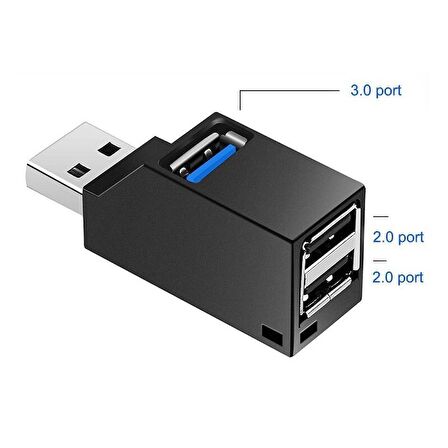 Usb Hub 3 Port 2.0 3.0 Çoklayıcı Switch