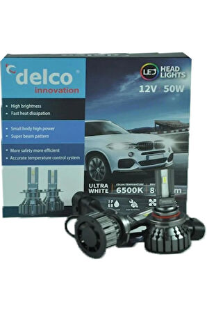 Special Serisi Hb4 9006 Led Xenon Slim Led 8000 Lümen 6500k