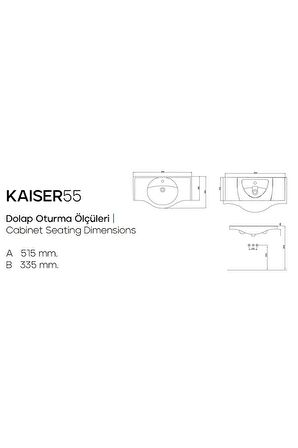 KAREN BANYO KAISER 55 LAVABO