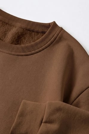 Unisex Love Yourself Baskılı Bisiklet Yaka Sweatshirt