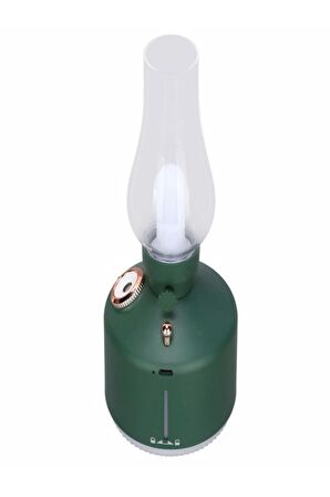 Vintage Şarjlı Gece Lambası & Hava Nemlendirici Buhar Makinesi 280ml