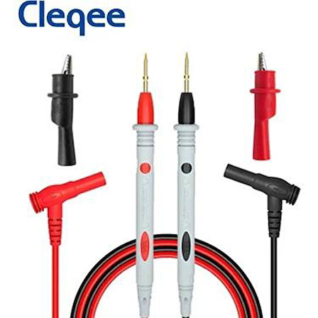 P1502B 4 parça  Çok Işlevli Değiştirilebilir Multimetre Probu Test ölçüm Kablo kiti