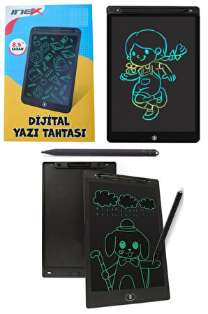Dijital Yazı Tahtası 8,5 Inc Kalemli LCD Dijital Yazı & Çizim Tableti Oyuncak Yazı Tahtası