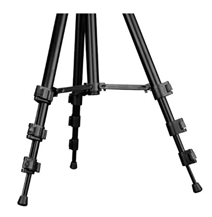 3120A 106 cm Siyah Tripod  Profesyonel Fotoğraf Video Çekimi Tripot Telefon Tutucu