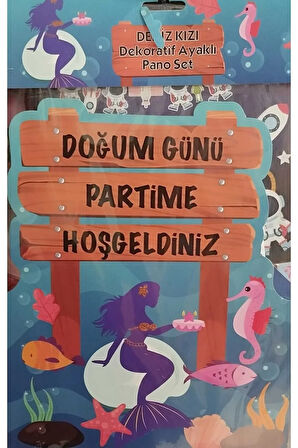 ÇITIPITISTORE DENİZ KIZI AYAKLI DEKORATİF AYAKLI SET