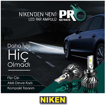 D2s Led Xenon Far Aydınlatma Seti Şimşek Etkili Niken Pro 8000lm