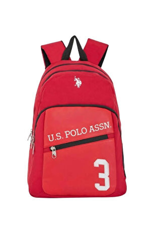 Newayer Us Polo Kırmızı Spor Sırt Çantası