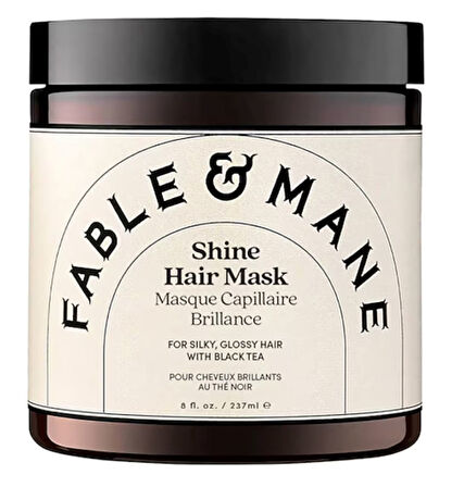 Fable & Mane Parlaklık Veren Saç Maskesi - Siyah Çaylı 237 Ml