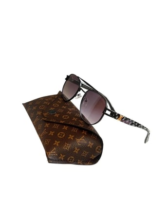  Louis Vuitton erkek gri Güneş gözlüğü 