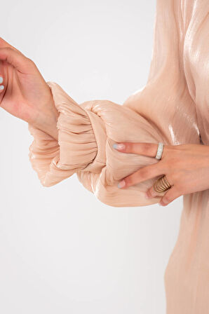 Taş işlemeli Kemer Detaylı Bluz BLZ16086