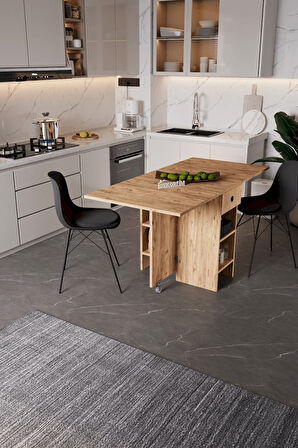 DF01102AC Pratik Katlanır Masa Mutfak ve Yemek Masası