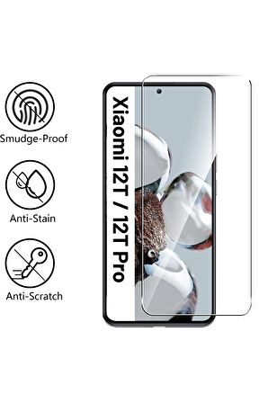 Xiaomi 12t Pro Nano Ekran Koruyucu Kırılmaz Cam Tam Uyumlu - İnce ve Esnek