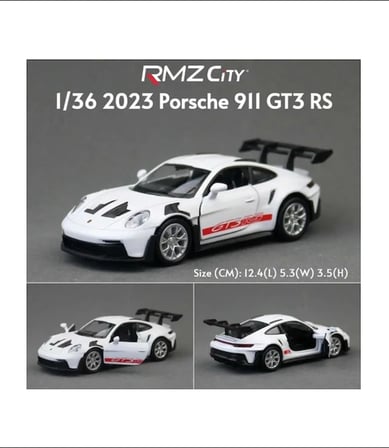 Rmz City Porsche 911 Gt3 Rs Dikkat 1/32 Ölçektir 12 Cm.