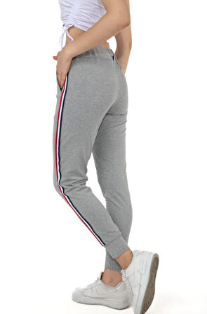 Sweet Eşofman - Cep Detaylı Çizgili Jogger Pantolon