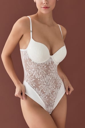 Intense Lily Dantelli Body - (Soft Push-Up) - Ekru