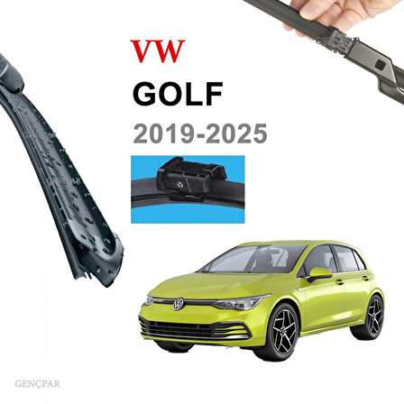 VW VOLKSVAGEN GOLF VIII 8  ÖN SİLECEK TAKIMI (2 ADET) 2019-2025