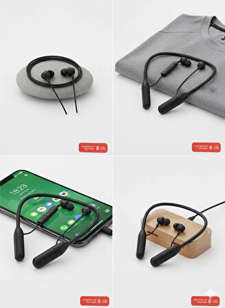 A20 Boyun Askılı Kablosuz Bluetooth 5.2 Kulaklık Uzun Pil Ömrü