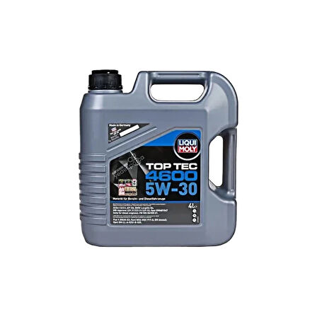 Liqui Moly 5W30 Motor Yağı Tam Sentetik TOP TEC 4600 4 Litre 3763 ( Üretim Yılı: 2023 )