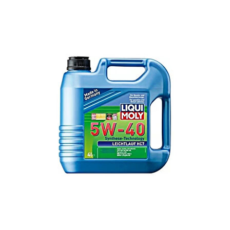 Liqui Moly 5W40 Sentetik LEICHTLAUF HC7 4 Litre Motor Yağı 1382 ( Üretim Yılı: 2023 )