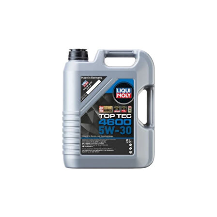 Liqui Moly 5W30 Tam Sentetik TOP TEC 4600 5 Litre Motor Yağı 2316 ( Üretim Yılı: 2023 )