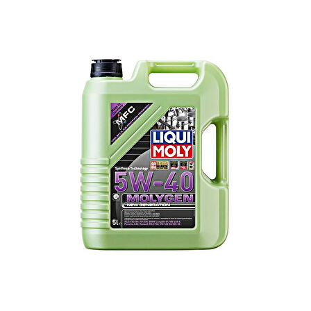 Liqui Moly 5W40 Molygen New Generation 5 Litre Motor Yağı 8536 ( Üretim Yılı: 2023 )