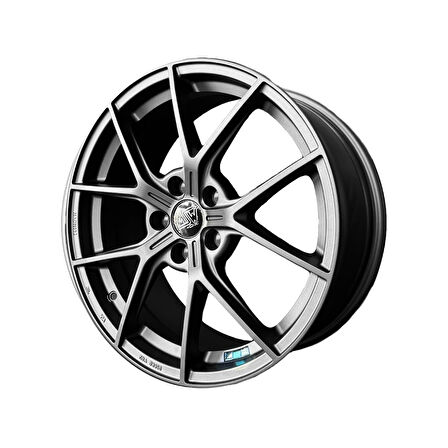 MSW P1 8x18 5x108 ET-50 Matt Graphite-18L4 Takım Jant (4 Adet)