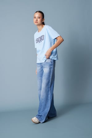 PÖTİKARE YAMA DETAYLI KISA KOLLU T-SHIRT