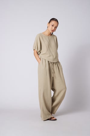 BAĞCIKLI STRAIGHT FIT PANTOLON