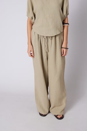 BAĞCIKLI STRAIGHT FIT PANTOLON