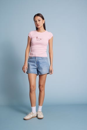 KÖPEK BASKILI PAMUKLU T-SHIRT