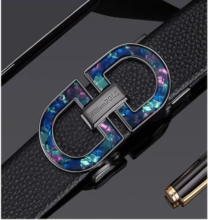 WilliamPolo Hakiki Deri Renkli Metal Toka Erkek Kemer 120 cm 