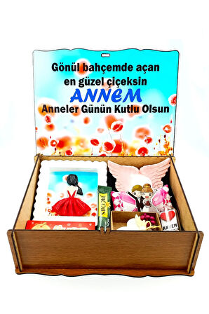 Ahşap Kutuda Anneye Hediye 8 Mayıs Anneme Hediyeler Ev Hediyesi Anneler Günü Hediyesi 1wood4frame9