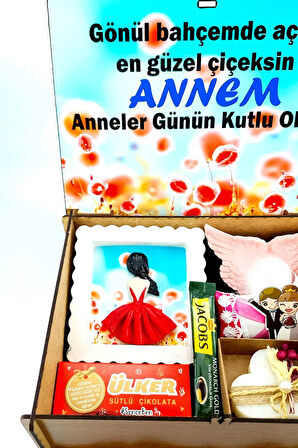 Ahşap Kutuda Anneye Hediye 8 Mayıs Anneme Hediyeler Ev Hediyesi Anneler Günü Hediyesi 1wood4frame9