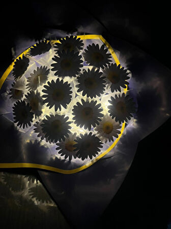 KAYZEN kelebekli papatya buketi