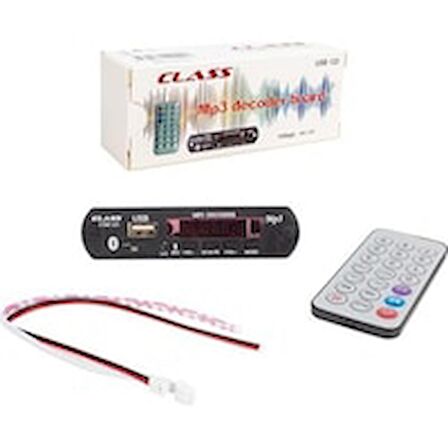 Usb123 Class Bluetooth Araç Aux Usb Çalar Mp3 Modulü
